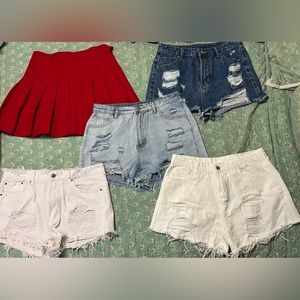 LARGE SHORT/SKIRT BUNDLE! $20
